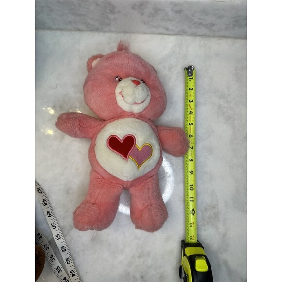 Care Bears Love-A-Lot Bear Pink 13" Plush Talking Stuffed Animal 2003 Works - Picture 13 of 13